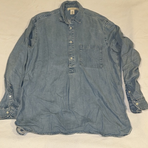 Men’s H&M Denim Long-sleeve Shirt - Picture 2 of 4